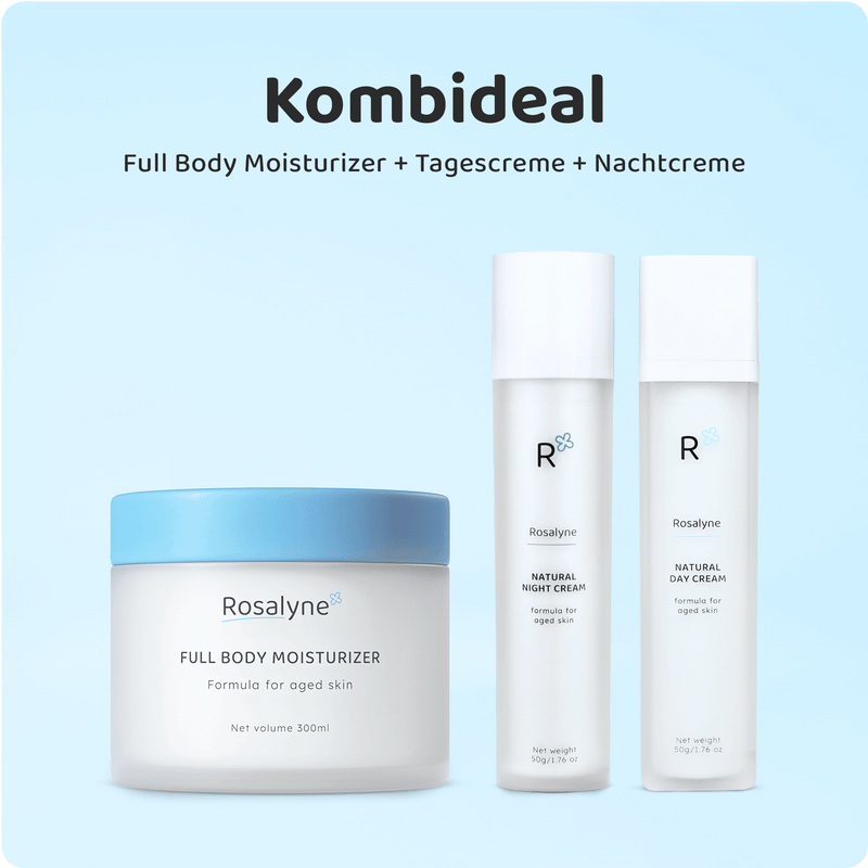 Daycream + Nightcream + Full body moisturizer